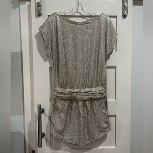 Silver holiday dress
